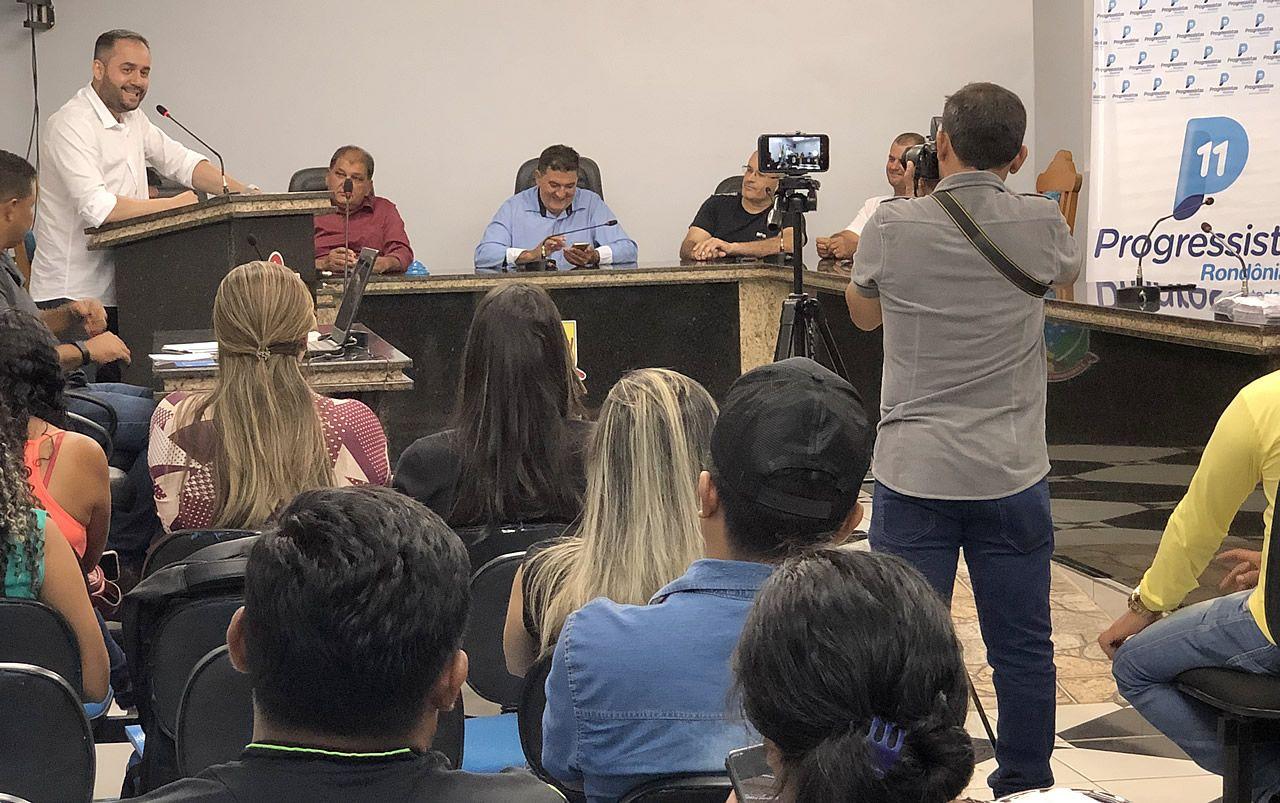 Secretário-Geral dos Progressistas participa de reunião com pré-candidatos em Mirante da Serra/RO