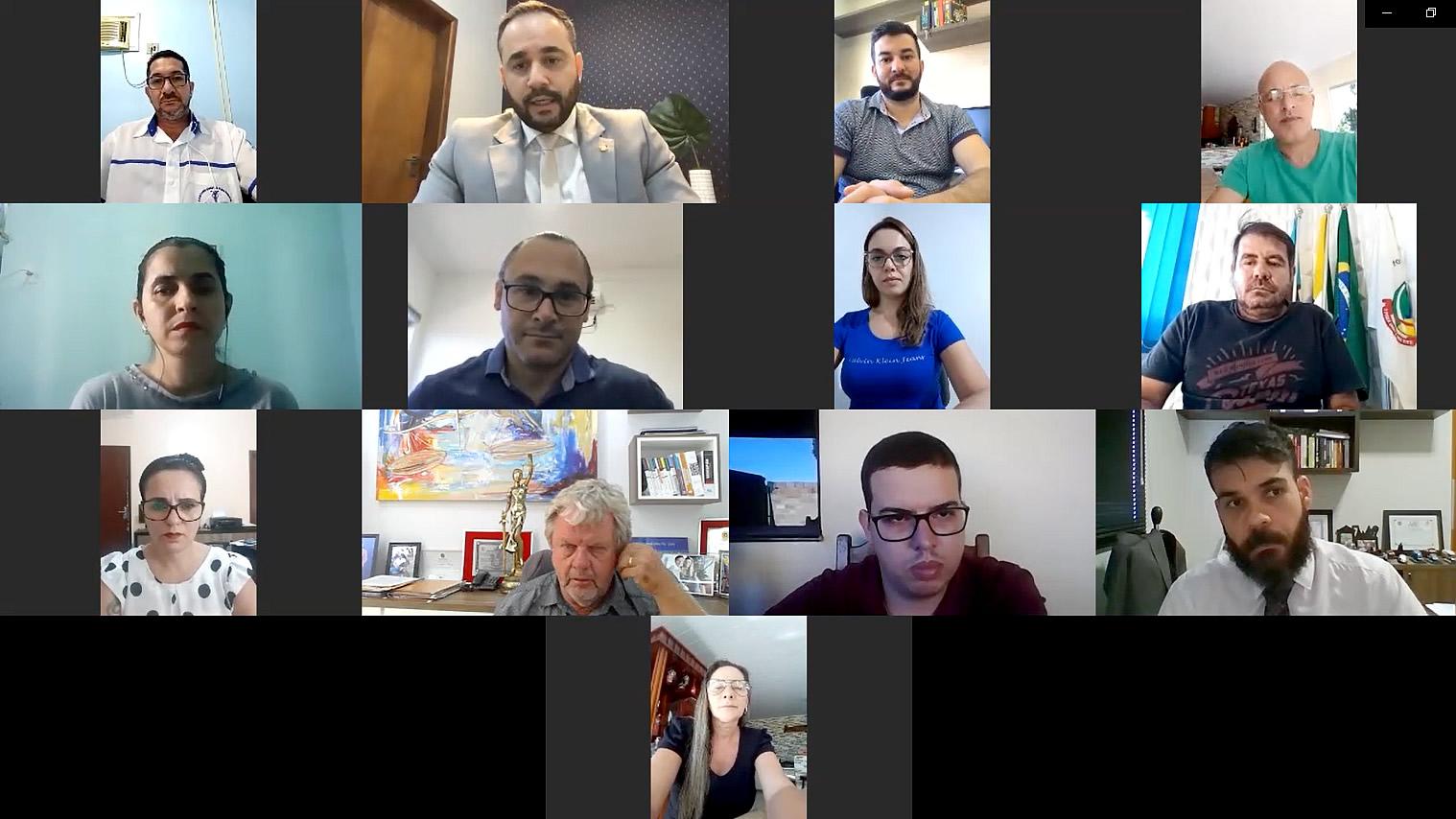 Videoconferência: “Vaquinha virtual” e convenções partidárias foram temas da reunião com presidentes dos Progressistas nas Regiões do Café e 429