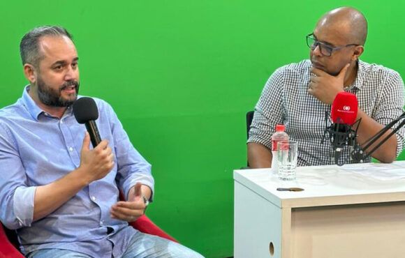 Luiz Paulo foi entrevistado no Programa Conexão do site Rondônia ao Vivo — Foto: Reprodução